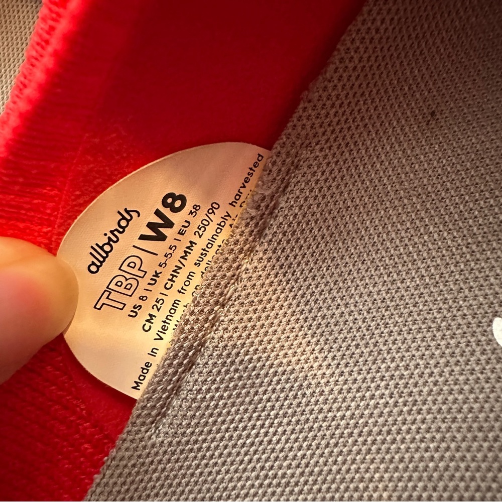 Allbirds Women's Red Flats - Picture 8 of 10